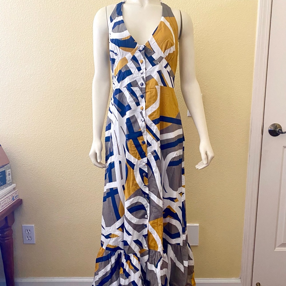 Maxi Printed Halter Dress